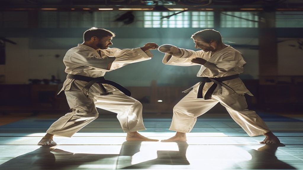 Aturan kumite karate menentukan kemenangan berdasarkan poin