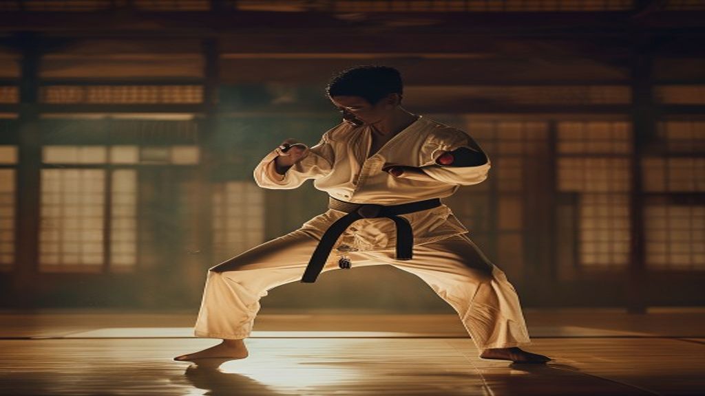Ilustrasi karate di Indonesia